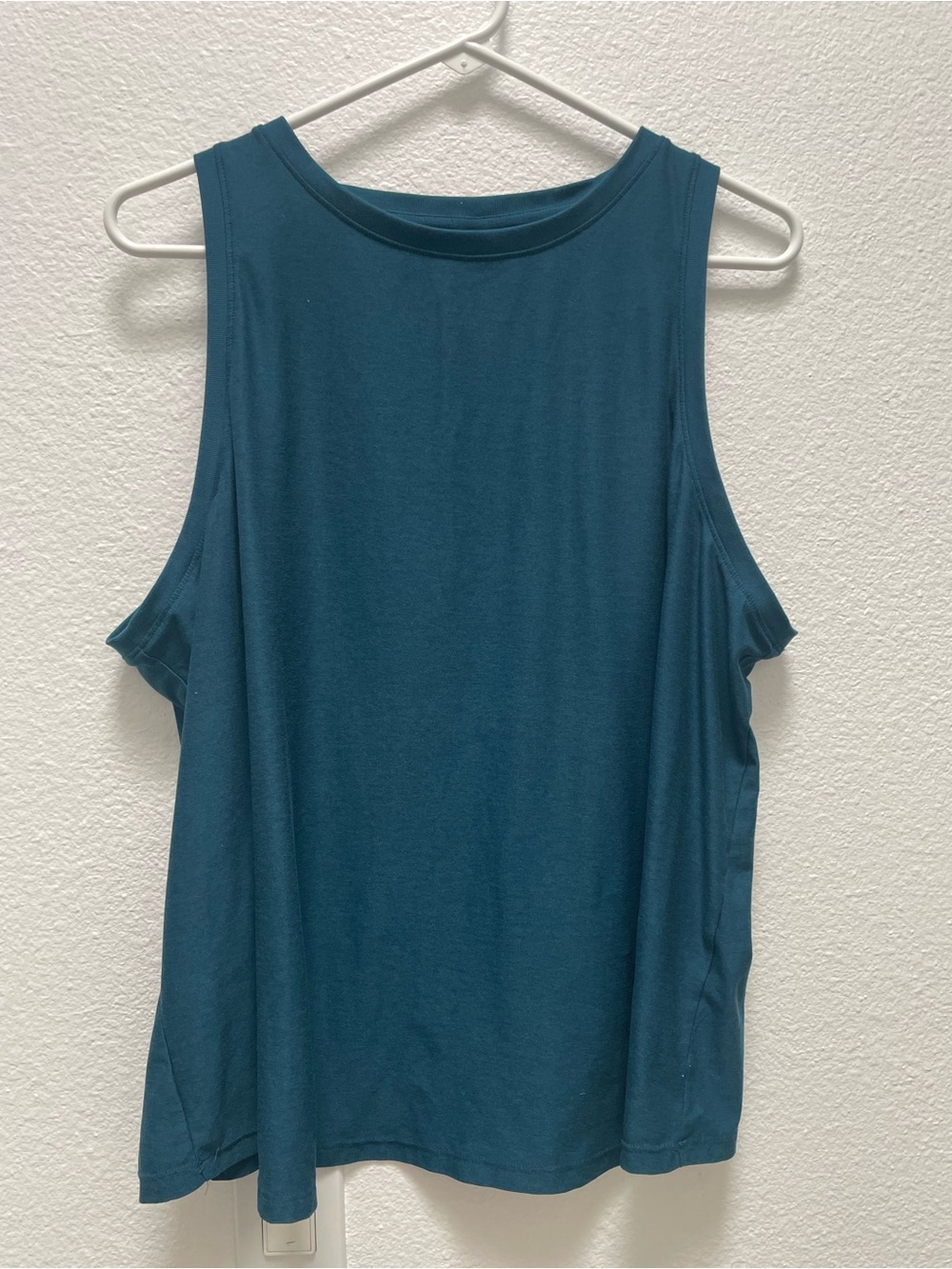 Beyond Yoga Teal Heather Rebalance Featherweight Tank